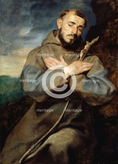 Saint Francis, c. 1615. Creator: Peter Paul Rubens.