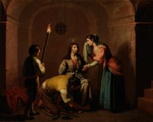 Saint Francis in prison, c1787. Creator: Zacarias Gonzalez Velazquez