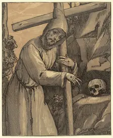 Saint Francis of Assisi, 1591. Creator: Andrea Andreani