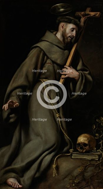 Saint Francis of Assisi, 2nd half of the 17th century. Creator: Claudio Coello.