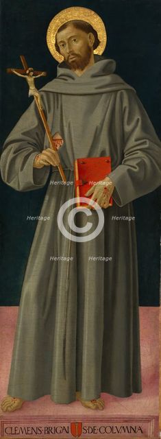 Saint Francis of Assisi, ca. 1480-81. Creator: Antoniazzo Romano.