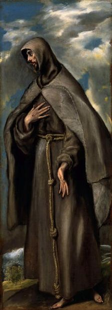 Saint Francis of Assisi, ca 1590. Creator: El Greco, Dominico (1541-1614)