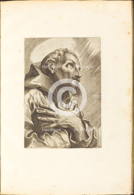 Saint Francis of Assisi, c. 1610/1620. Creator: Luca Ciamberlano.