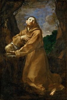 Saint Francis of Assisi in Ecstasy, c. 1615. Creator: Reni, Guido (1575-1642)