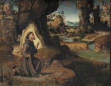 Saint Francis Receiving the Stigmata, 1525. Creator: Antonio Pirri