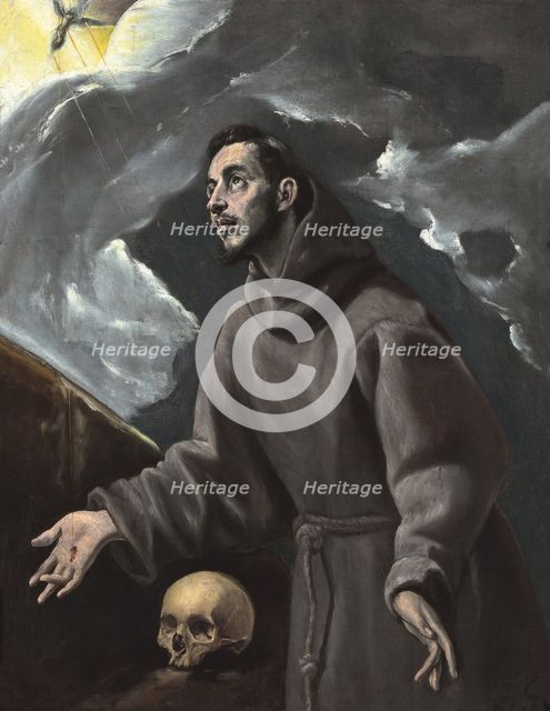 Saint Francis receiving the Stigmata, 1580.
