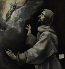 Saint Francis Receiving the Stigmata, 1585-1590. Creator: El Greco