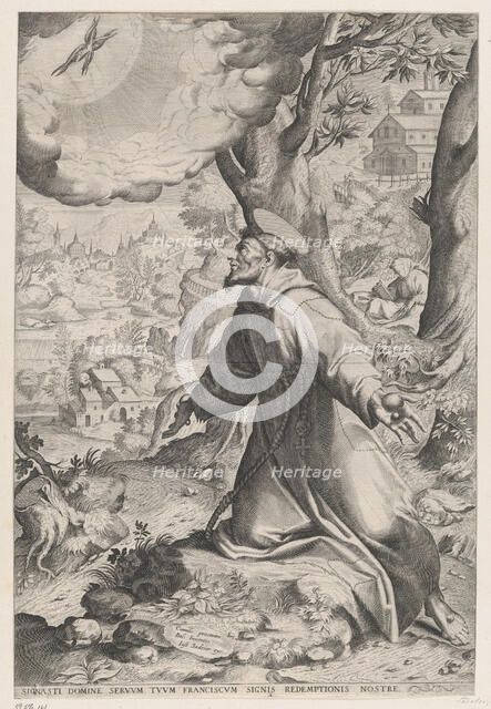 Saint Francis Receiving the Stigmata, 1590-1620. Creator: Unknown.