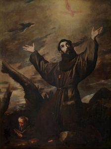Saint Francis Receiving the Stigmata, 1644. Creator: Jusepe de Ribera