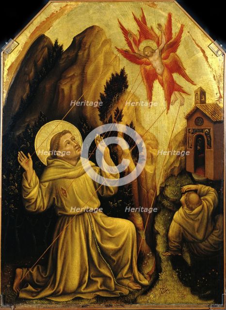 Saint Francis receiving the Stigmata.