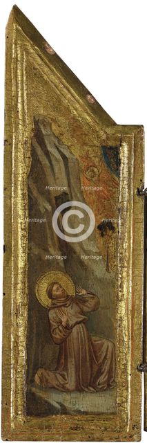 Saint Francis receiving the Stigmata.