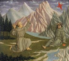 Saint Francis Receiving the Stigmata, c. 1445/1450. Creator: Domenico Veneziano