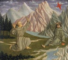 Saint Francis Receiving the Stigmata, c. 1445/1450. Creator: Domenico Veneziano