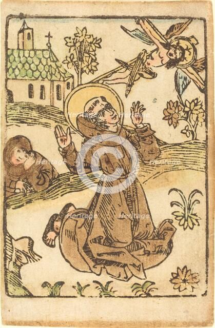 Saint Francis Receiving the Stigmata, c. 1480. Creator: Unknown.