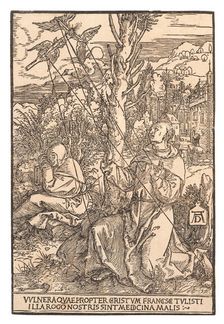 Saint Francis Receiving the Stigmata, c. 1505. Creator: Dürer, Albrecht (1471-1528)