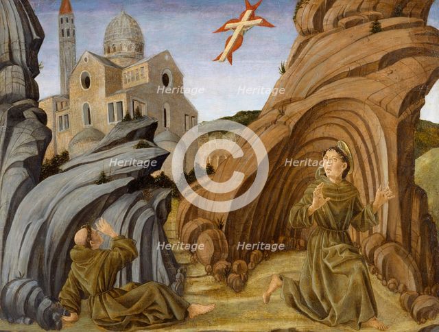Saint Francis Receiving the Stigmata, c1471. Creator: Marco Zoppo.