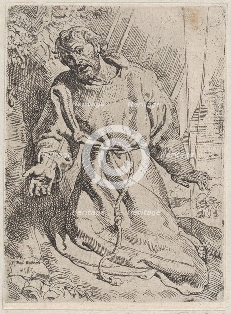 Saint Francis Receiving the Stigmata, ca. 1613-14. Creator: Willem Pietersz. Buytewech.
