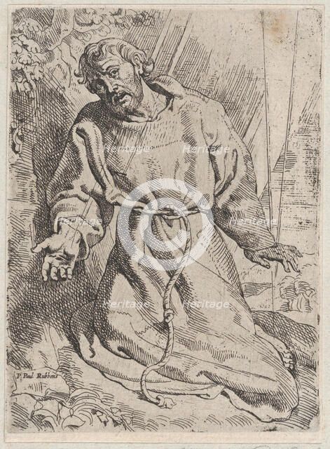 Saint Francis Receiving the Stigmata, ca. 1613-14. Creator: Willem Pietersz. Buytewech.