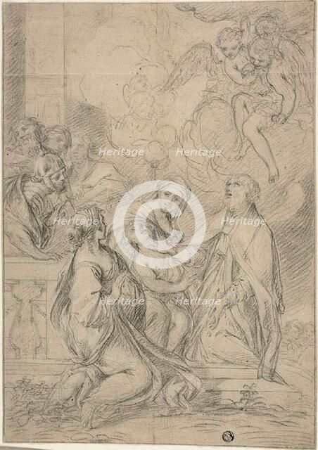 Saint Healing a Child, n.d. Creator: School of Carlo Maratti Italian, 1625-1713.