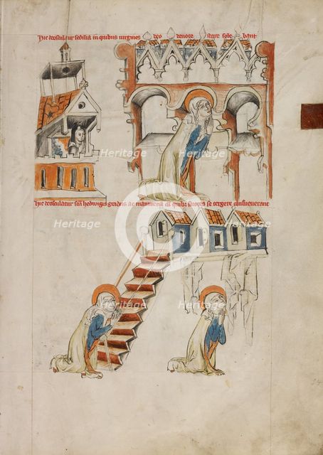 Saint Hedwig Kissing the Choirstalls at the Convent Trebnitz, 1353. Creator: Unknown.
