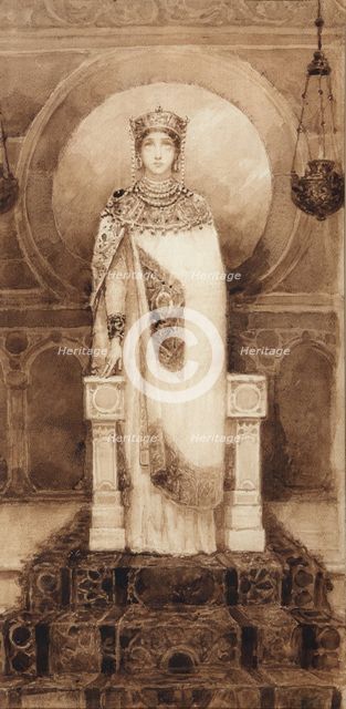 Saint Helena, 1890s. Artist: Vasnetsov, Viktor Mikhaylovich (1848-1926)