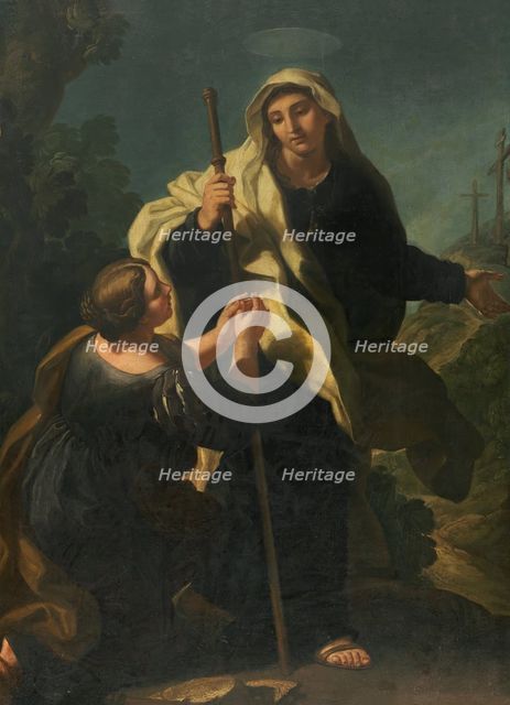 Saint Helena and Her Daughter, 17th century. Creator: Fray Joaquín Juncosa.