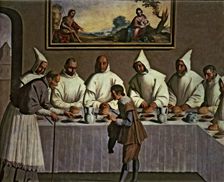 Saint Hugh. The miracle of the Holy Vote by Francisco de Zurbarán