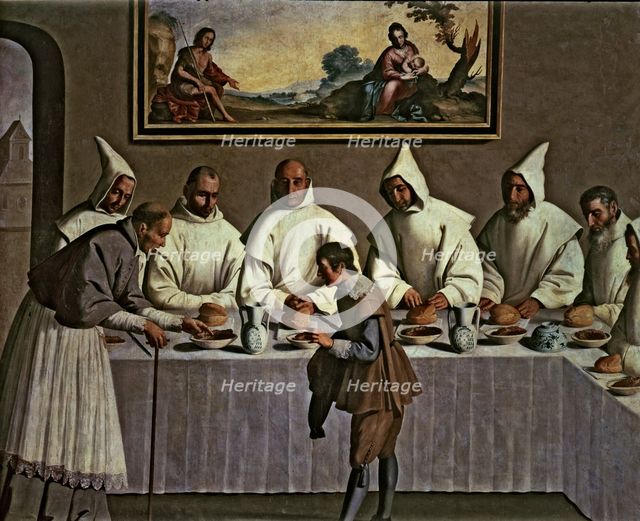  'Saint Hugh. The miracle of the Holy Vote' by Francisco de Zurbarán.