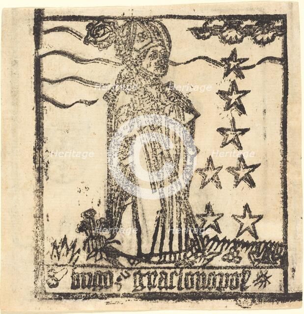 Saint Hugo of Grenoble, probably 1460/1480. Creator: Unknown.