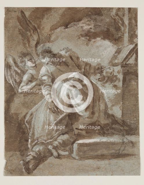 Saint in Prayer, 17th century. Creator: Unknown.