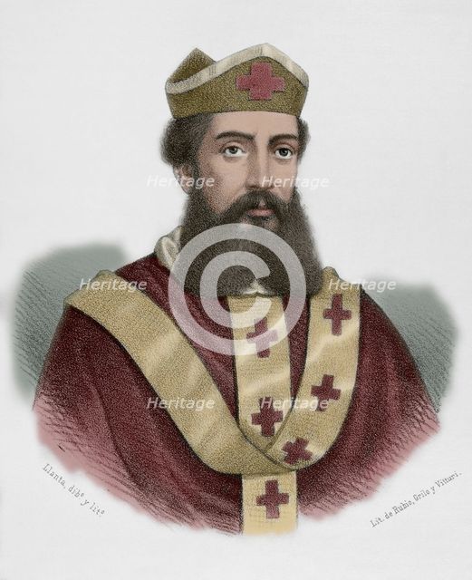Saint Indaletius, 1st century, (1869).  Creator: Santiago Llanta.