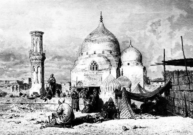'Saint Ibrahim Mosque, Dessouk, Egypt', 1880. Artist: Unknown