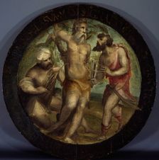 Saint Ignatius of Antioch Disemboweled by Trajan's Torturers, 1525/27. Creator: Domenico Beccafumi