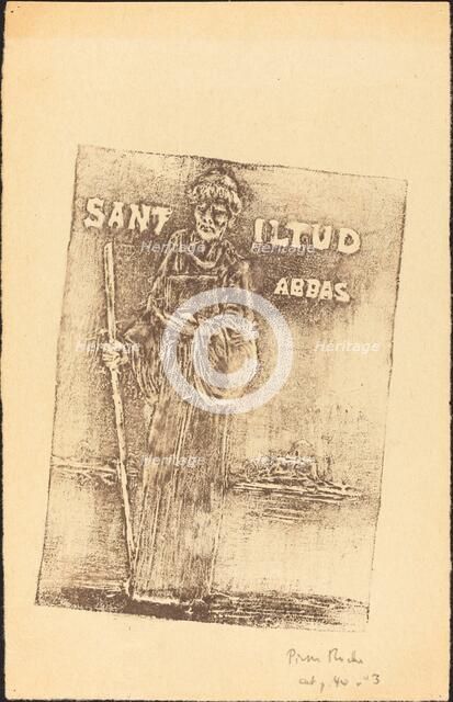 Saint Iltud. Creator: Pierre Roche.