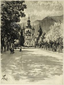 Saint Ildefonso, c. 1903. Creator: Joseph J Pennell