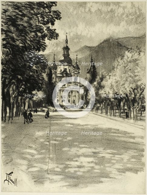 Saint Ildefonso, c. 1903. Creator: Joseph J Pennell.