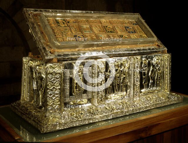 Saint Isidore reliquary box in silver gilt, preserved in the Real Collegiate Church of San Isidor…