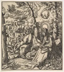 Saint Ita (of Toggenburg), from the Habsburg Saints, 1516-18. Creator: Leonhard Beck