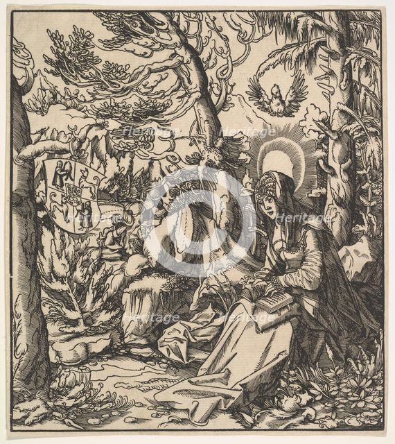 Saint Ita (of Toggenburg), from the Habsburg Saints, 1516-18. Creator: Leonhard Beck.