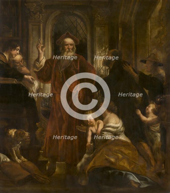 Saint Ivo of Brittany, c1620-1670. Creator: Jacob Jordaens I.