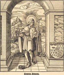 Saint Jodocus, 1516/1518. Creator: Leonhard Beck