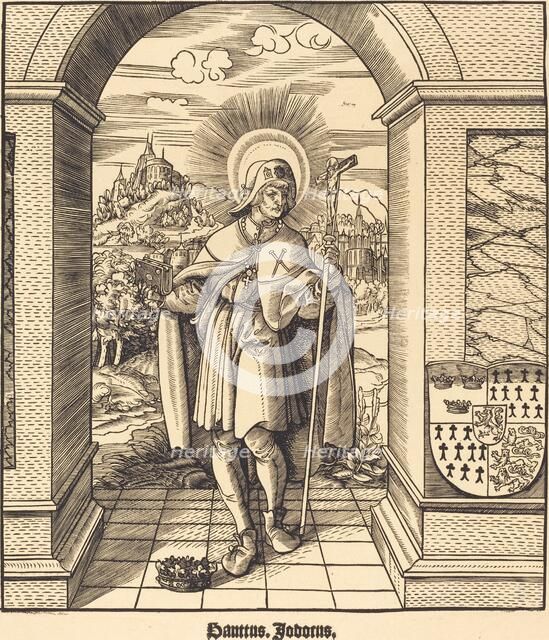 Saint Jodocus, 1516/1518. Creator: Leonhard Beck.