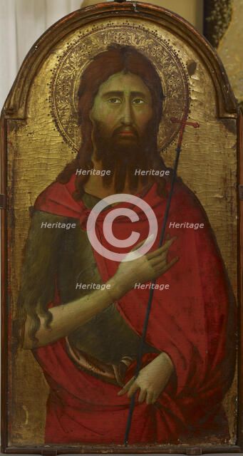 Saint John the Baptist, 1295-1347. Creator: Ugolino da Siena.
