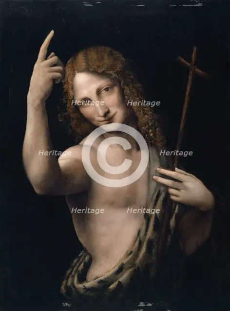 Saint John the Baptist, 1506. Creator: Workshop of Leonardo da Vinci.
