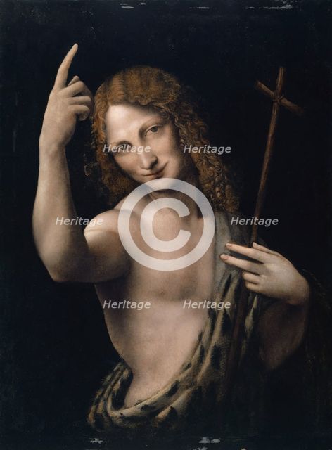 Saint John the Baptist, 1506. Creator: Workshop of Leonardo da Vinci.