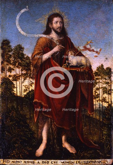 Saint John the Baptist, 1550-1552. Artist: Cranach, Lucas, the Elder (1472-1553)