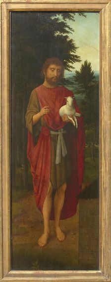 Saint John the Baptist (Wing of a triptych) , 1530s. Creator: Isenbrant, Adriaen (1490-1551)