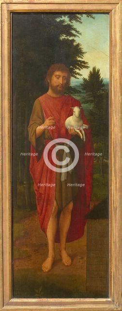 Saint John the Baptist (Wing of a triptych) , 1530s. Creator: Isenbrant, Adriaen (1490-1551).