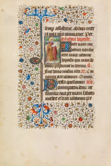 Saint John the Baptist with the Lamb of God; Book of Hours, about 1440-1450. Creator: Workshop of the Bedford Master