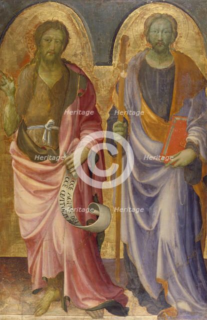 Saint John the Baptist and Saint James the Great, 1423-1424. Creator: Giovanni Toscani.